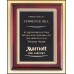 Rosewood Piano Finish Plaque