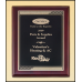 Rosewood Piano Finish Plaque