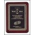 Rosewood Piano Finish Plaque