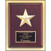 Star Rosewood Piano Finish Plaque