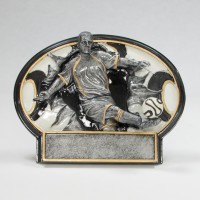 3D Burst Thru Soccer Resin - Small