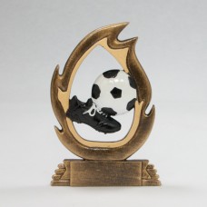 Flame Soccer Resin - Small