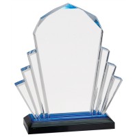Faceted Impress Acrylic - Blue