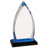 Oval Impress Acrylic - Blue