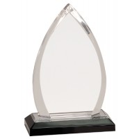 Oval Impress Acrylic - Silver