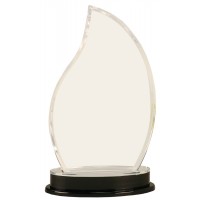Flame Impress Acrylic - Silver