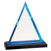 Triangle Impress Acrylic - Blue