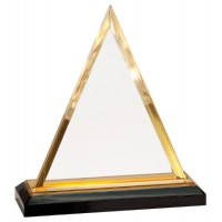 Triangle Impress Acrylic - Gold