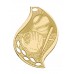 2 1/4" Flame Baseball/Softball Medal