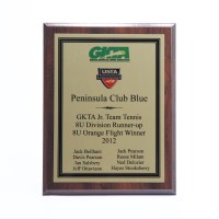 Gold Plate Glossy Cherry Finish Gold Plate Glossy Cherry Finish