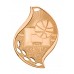 2 1/4" Flame Basketball Medal