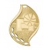 2 1/4" Flame Basketball Medal