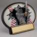 3D Burst Thru Baseball Resin - Small