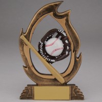 Flame Series Baseball Resin -  Large