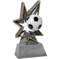 Star Bobble Soccer Resin